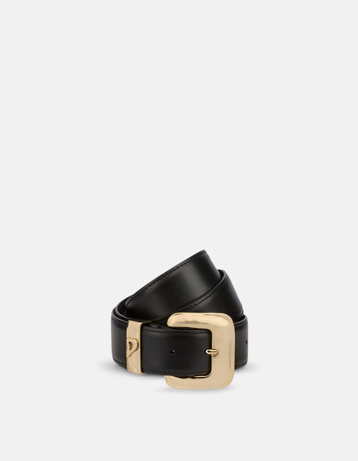Belt in nappa leather