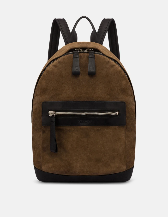 Large leather rucksack