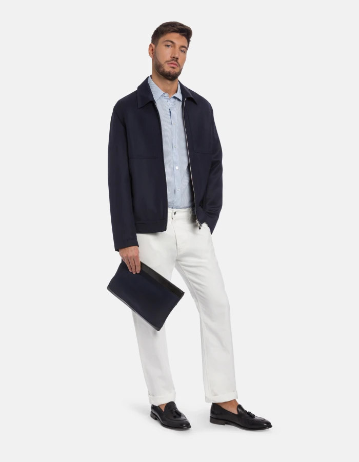 Clutch in waterproof nylon