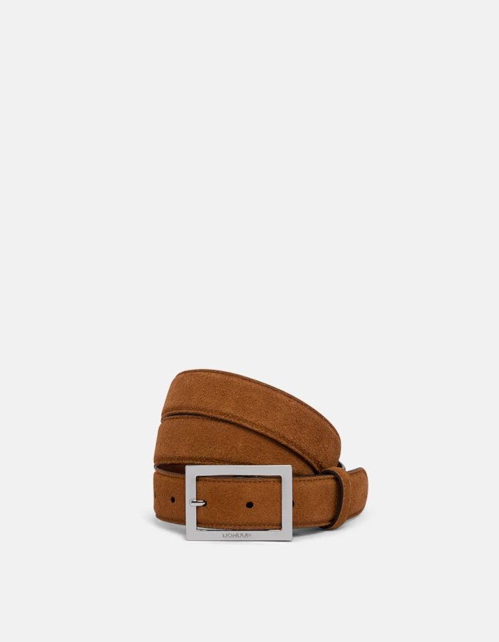 Split leather belt