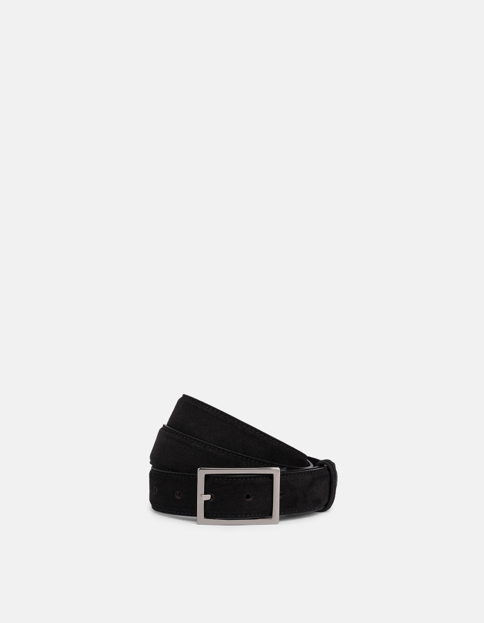 Split leather belt
