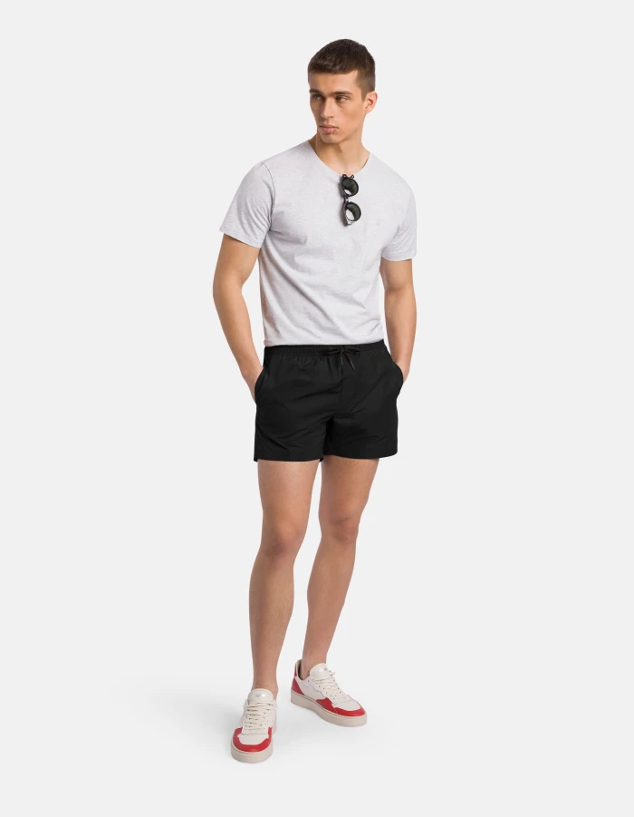 Short boxer shorts in technical fabric