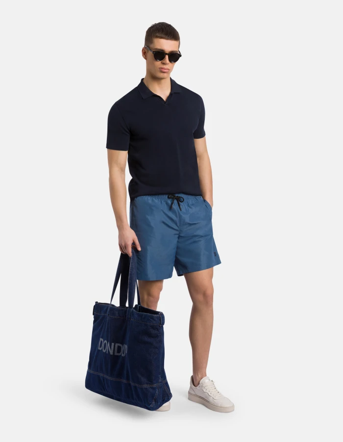 Long boxer shorts in technical fabric