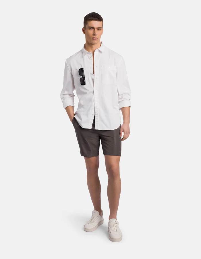 Long boxer shorts in technical fabric