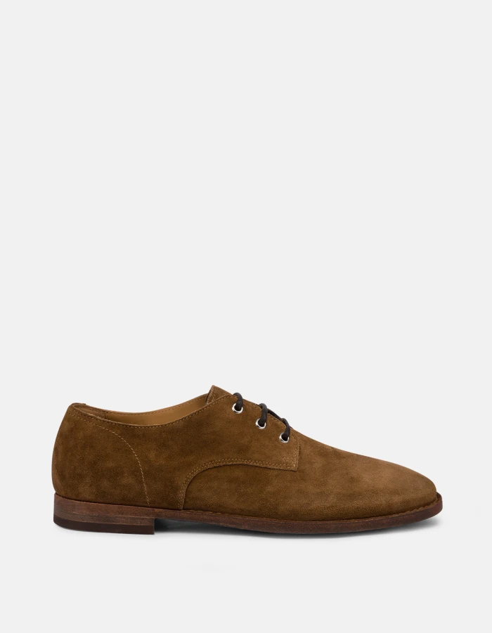 Suede Derby shoes