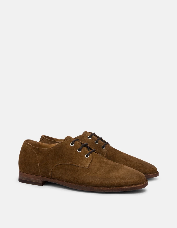 Suede Derby shoes