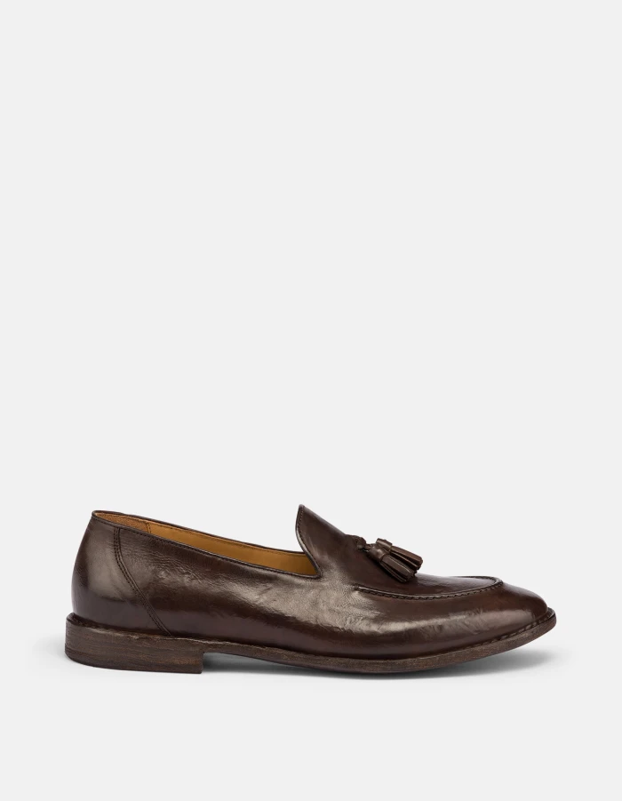 Leather loafers