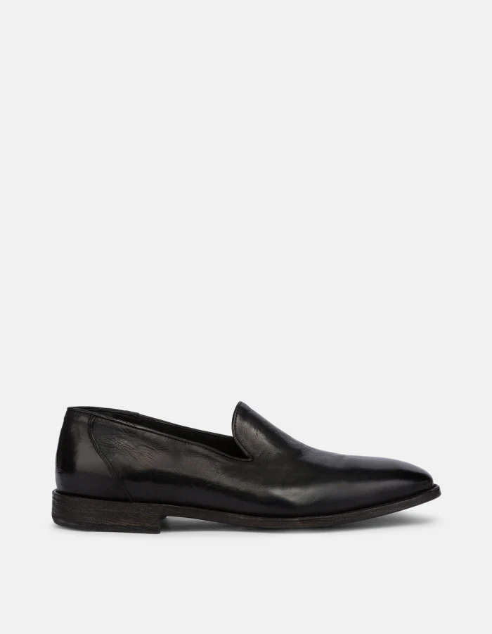 Slip-ons aus Leder